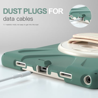 For Samsung Galaxy Tab A8 10.5 2021 Silicone + PC Tablet Case(Emerald Green) - Other Galaxy Tab PC by buy2fix | Online Shopping UK | buy2fix