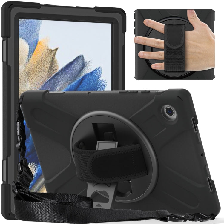 For Samsung Galaxy Tab A8 10.5 2021 Silicone + PC Tablet Case(Black) - Other Galaxy Tab PC by buy2fix | Online Shopping UK | buy2fix