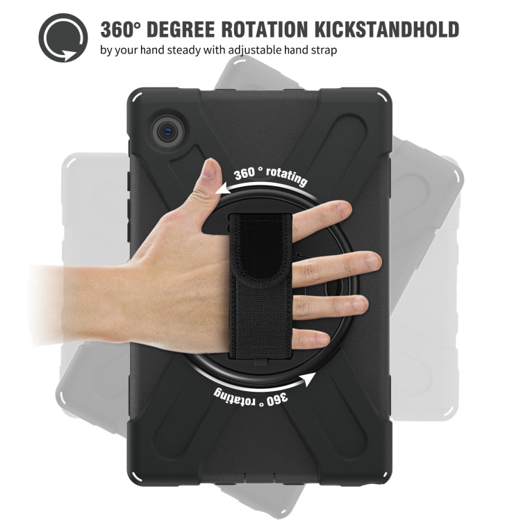 For Samsung Galaxy Tab A8 10.5 2021 Silicone + PC Tablet Case(Black) - Other Galaxy Tab PC by buy2fix | Online Shopping UK | buy2fix