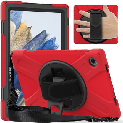 For Samsung Galaxy Tab A8 10.5 2021 Silicone + PC Tablet Case(Red) - Other Galaxy Tab PC by buy2fix | Online Shopping UK | buy2fix