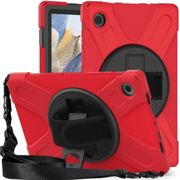 For Samsung Galaxy Tab A8 10.5 2021 Silicone + PC Tablet Case(Red) - Other Galaxy Tab PC by buy2fix | Online Shopping UK | buy2fix