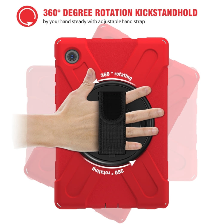 For Samsung Galaxy Tab A8 10.5 2021 Silicone + PC Tablet Case(Red) - Other Galaxy Tab PC by buy2fix | Online Shopping UK | buy2fix