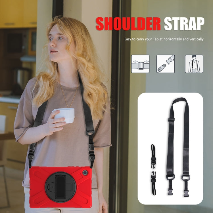 For Samsung Galaxy Tab A8 10.5 2021 Silicone + PC Tablet Case(Red) - Other Galaxy Tab PC by buy2fix | Online Shopping UK | buy2fix