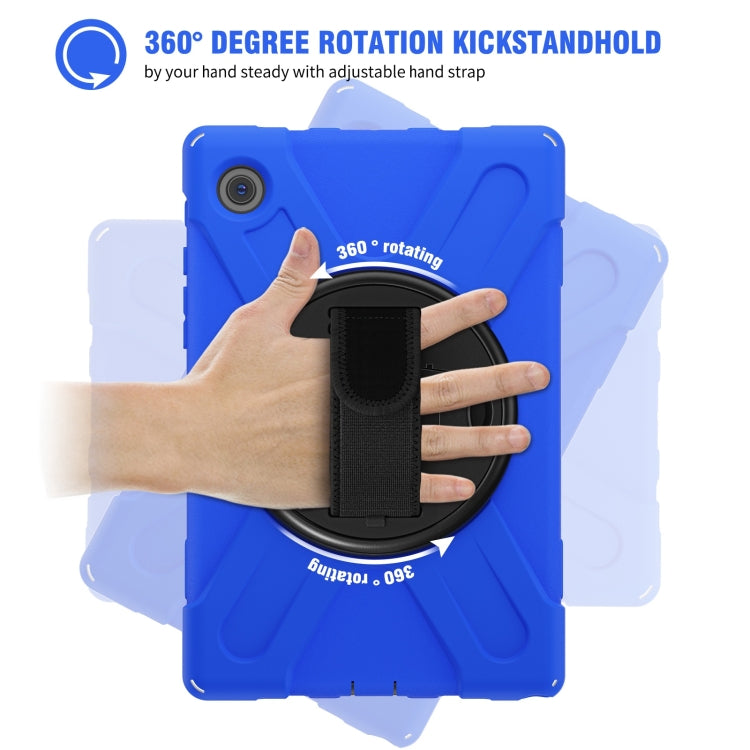 For Samsung Galaxy Tab A8 10.5 2021 Silicone + PC Tablet Case(Blue) - Other Galaxy Tab PC by buy2fix | Online Shopping UK | buy2fix