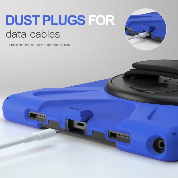 For Samsung Galaxy Tab A8 10.5 2021 Silicone + PC Tablet Case(Blue) - Other Galaxy Tab PC by buy2fix | Online Shopping UK | buy2fix