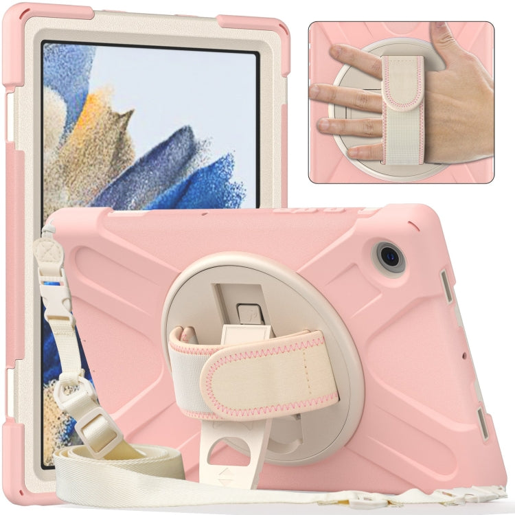 For Samsung Galaxy Tab A8 10.5 2021 Silicone + PC Tablet Case(Rose Gold) - Other Galaxy Tab PC by buy2fix | Online Shopping UK | buy2fix