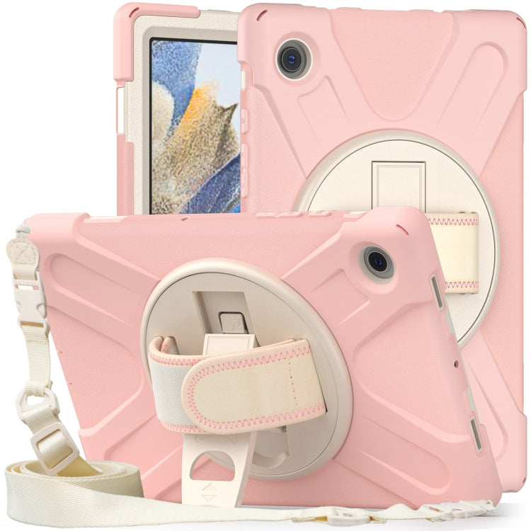 For Samsung Galaxy Tab A8 10.5 2021 Silicone + PC Tablet Case(Rose Gold) - Other Galaxy Tab PC by buy2fix | Online Shopping UK | buy2fix