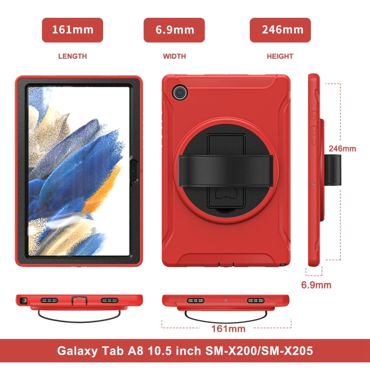 For Samsung Galaxy Tab A8 10.5 2021 Shockproof TPU + PC Tablet Case(Red) - Other Galaxy Tab PC by buy2fix | Online Shopping UK | buy2fix