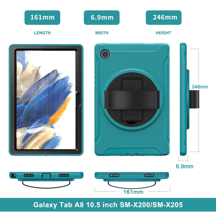 For Samsung Galaxy Tab A8 10.5 2021 Shockproof TPU + PC Tablet Case(Blue) - Other Galaxy Tab PC by buy2fix | Online Shopping UK | buy2fix