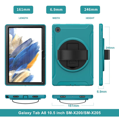 For Samsung Galaxy Tab A8 10.5 2021 Shockproof TPU + PC Tablet Case(Blue) - Other Galaxy Tab PC by buy2fix | Online Shopping UK | buy2fix