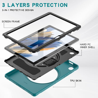 For Samsung Galaxy Tab A8 10.5 2021 Shockproof TPU + PC Tablet Case(Blue) - Other Galaxy Tab PC by buy2fix | Online Shopping UK | buy2fix