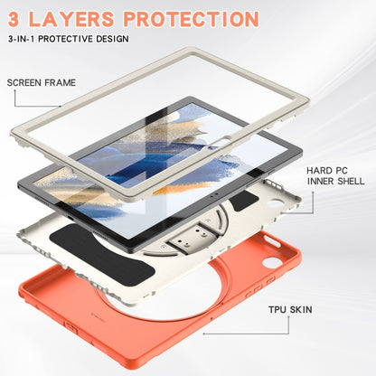 For Samsung Galaxy Tab A8 10.5 2021 Shockproof TPU + PC Tablet Case(Living Coral) - Other Galaxy Tab PC by buy2fix | Online Shopping UK | buy2fix