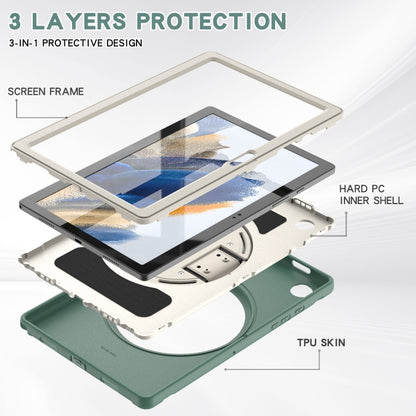 For Samsung Galaxy Tab A8 10.5 2021 Shockproof TPU + PC Tablet Case(Emmerald Green) - Other Galaxy Tab PC by buy2fix | Online Shopping UK | buy2fix