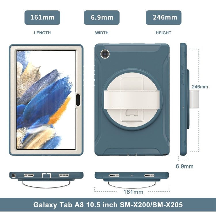 For Samsung Galaxy Tab A8 10.5 2021 Shockproof TPU + PC Tablet Case(Cornflower Blue) - Other Galaxy Tab PC by buy2fix | Online Shopping UK | buy2fix