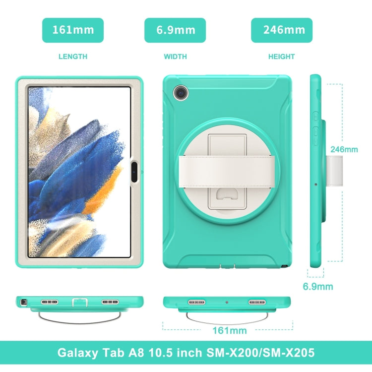 For Samsung Galaxy Tab A8 10.5 2021 Shockproof TPU + PC Tablet Case(Mint Green) - Other Galaxy Tab PC by buy2fix | Online Shopping UK | buy2fix