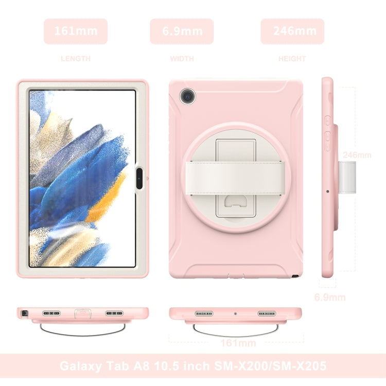 For Samsung Galaxy Tab A8 10.5 2021 Shockproof TPU + PC Tablet Case(Cherry Blossoms Pink) - Other Galaxy Tab PC by buy2fix | Online Shopping UK | buy2fix