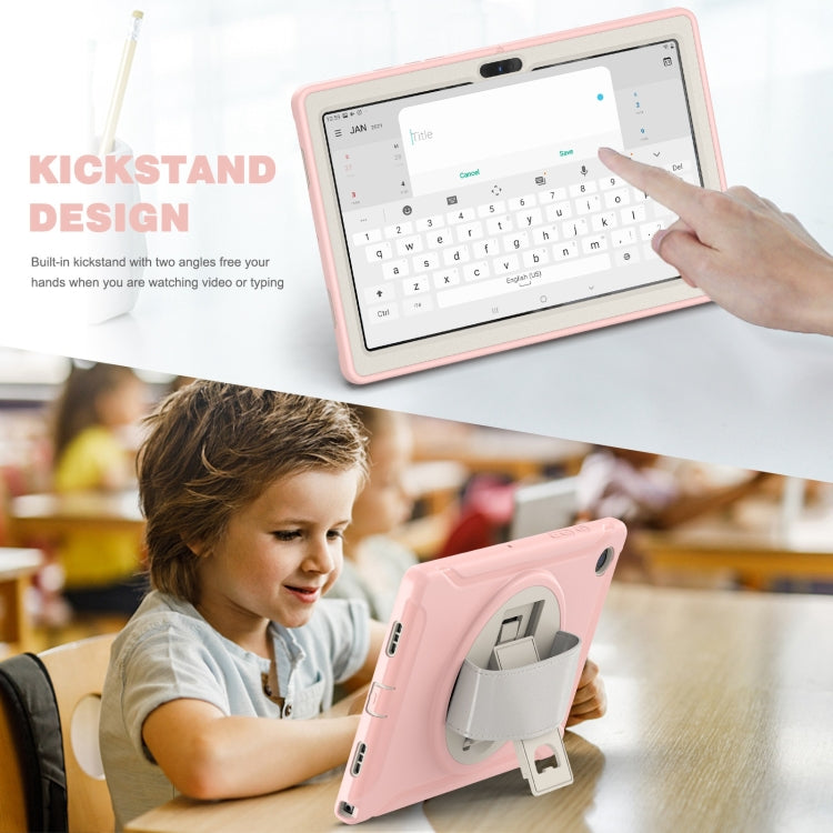 For Samsung Galaxy Tab A8 10.5 2021 Shockproof TPU + PC Tablet Case(Cherry Blossoms Pink) - Other Galaxy Tab PC by buy2fix | Online Shopping UK | buy2fix