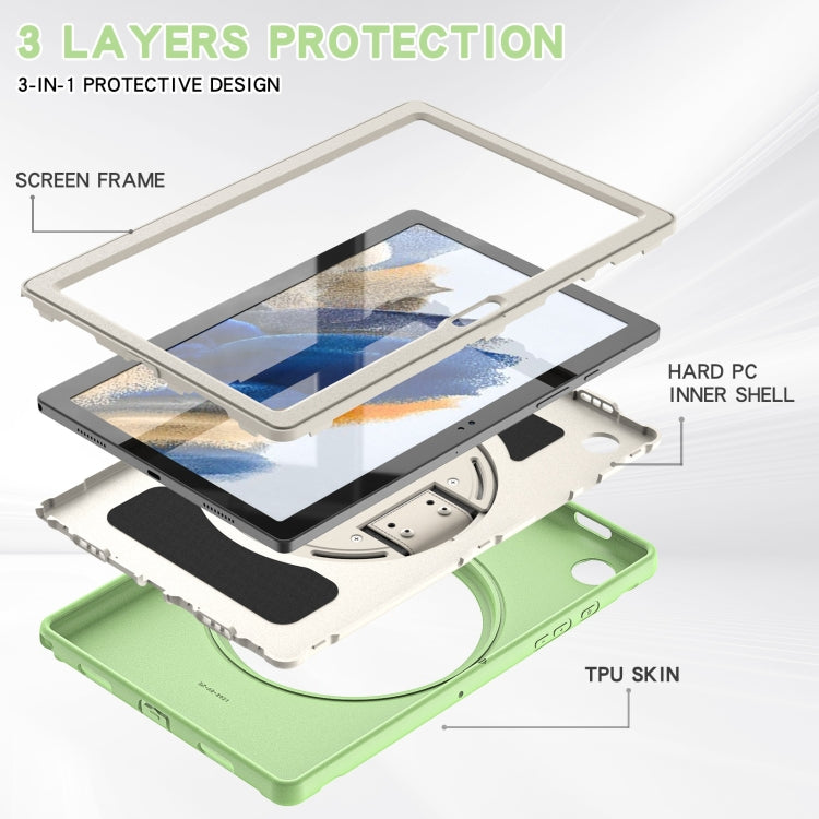 For Samsung Galaxy Tab A8 10.5 2021 Shockproof TPU + PC Tablet Case(Matcha Green) - Other Galaxy Tab PC by buy2fix | Online Shopping UK | buy2fix