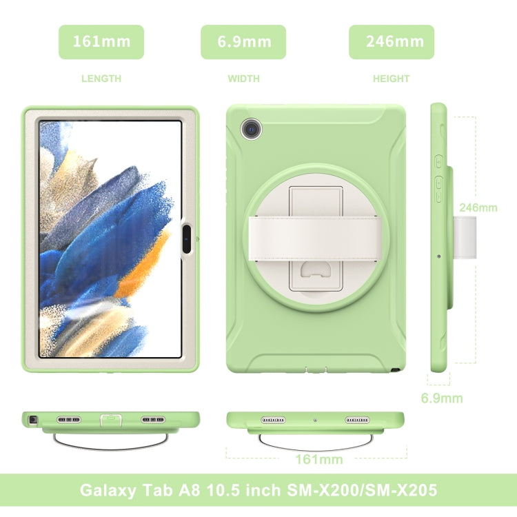 For Samsung Galaxy Tab A8 10.5 2021 Shockproof TPU + PC Tablet Case(Matcha Green) - Other Galaxy Tab PC by buy2fix | Online Shopping UK | buy2fix