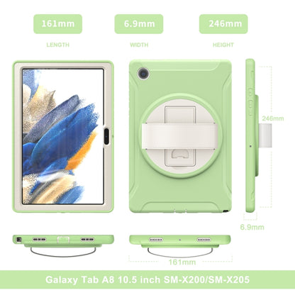 For Samsung Galaxy Tab A8 10.5 2021 Shockproof TPU + PC Tablet Case(Matcha Green) - Other Galaxy Tab PC by buy2fix | Online Shopping UK | buy2fix