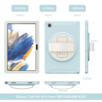 For Samsung Galaxy Tab A8 10.5 2021 Shockproof TPU + PC Tablet Case(Ice Crystal Blue) - Other Galaxy Tab PC by buy2fix | Online Shopping UK | buy2fix