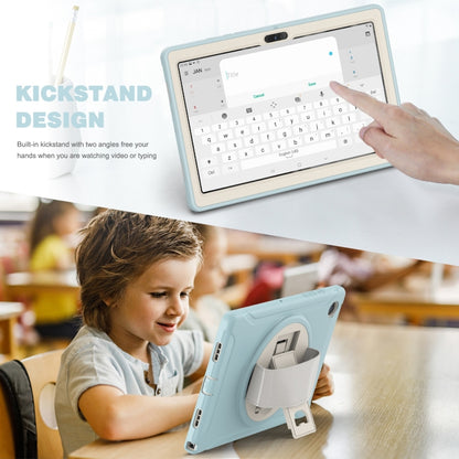 For Samsung Galaxy Tab A8 10.5 2021 Shockproof TPU + PC Tablet Case(Ice Crystal Blue) - Other Galaxy Tab PC by buy2fix | Online Shopping UK | buy2fix