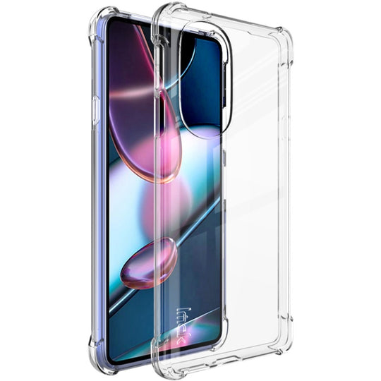 For Motorola Edge X30 imak Airbag TPU Case with Screen Protector(Transparent)