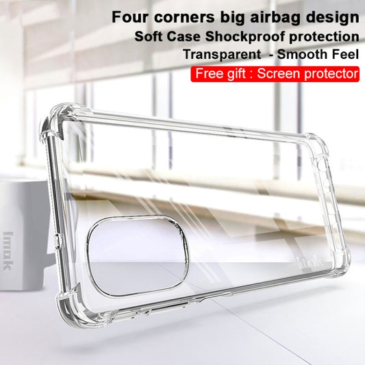 For Motorola Moto G51 5G imak Airbag TPU Case with Screen Protector(Transparent) by imak