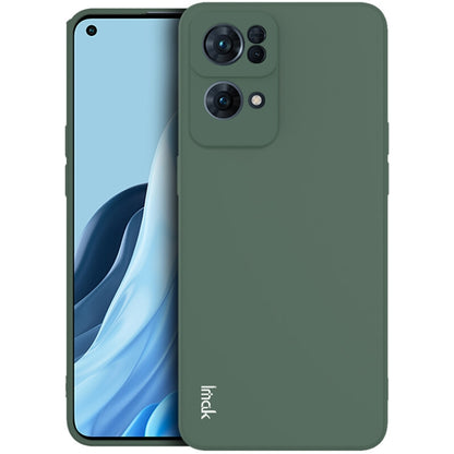 For OPPO Reno7 Pro 5G imak UC-4 Series Straight Edge TPU Soft Protective Case(Dark Green) - OPPO Cases by imak | Online Shopping UK | buy2fix