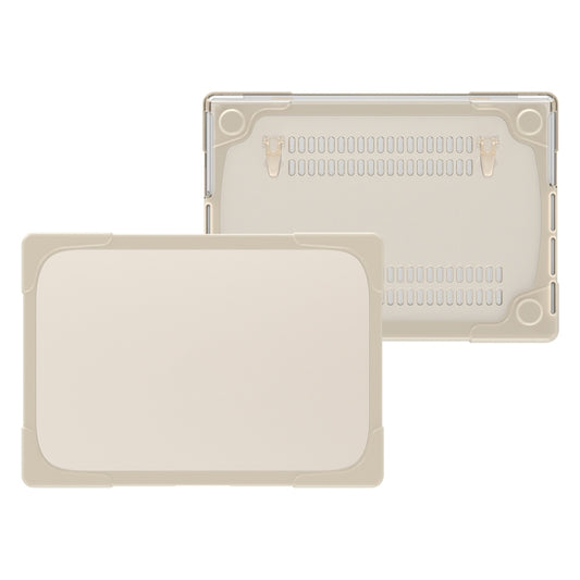 TPU + PC Two Color Laptop Protective Case For MacBook Pro 14.2 inch A2442 2021(Khaki) by buy2fix