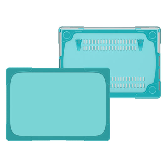 TPU + PC Two Color Laptop Protective Case For MacBook Pro 14.2 inch A2442 2021(Light Blue) by buy2fix