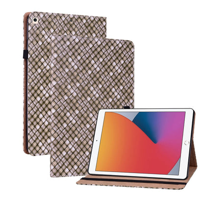 Color Weave Smart Leather Tablet Case For iPad 10.2 2019/Air 2019/10.5/10.2 2020/2021(Brown) - iPad Air (2022) / (2020) 10.9 Cases by buy2fix | Online Shopping UK | buy2fix
