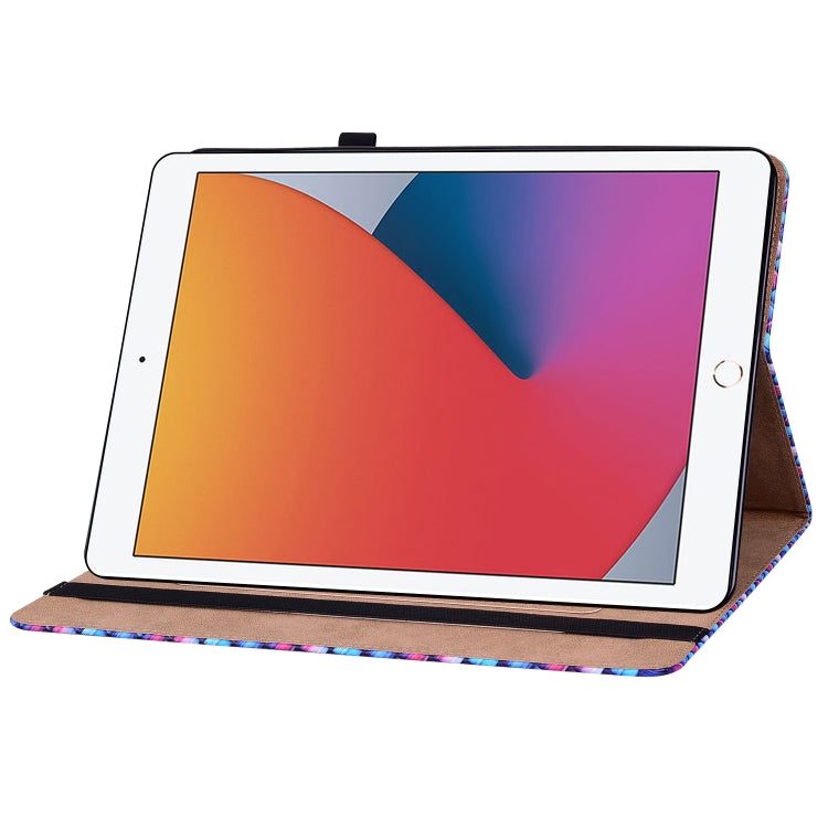 Color Weave Smart Leather Tablet Case For iPad 10.2 2019/Air 2019/10.5/10.2 2020/2021(Blue) - iPad Air (2022) / (2020) 10.9 Cases by buy2fix | Online Shopping UK | buy2fix