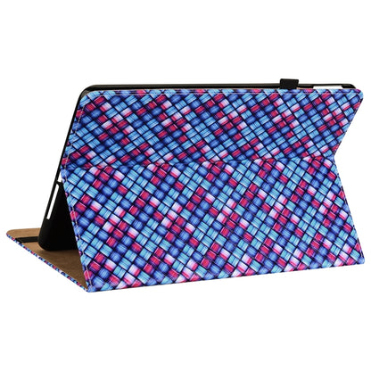 Color Weave Smart Leather Tablet Case For iPad 10.2 2019/Air 2019/10.5/10.2 2020/2021(Blue) - iPad Air (2022) / (2020) 10.9 Cases by buy2fix | Online Shopping UK | buy2fix