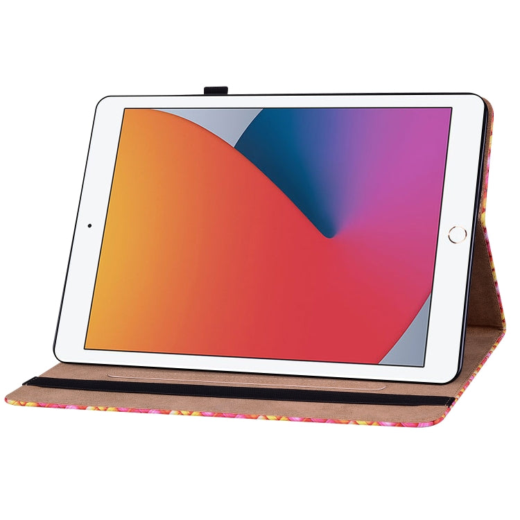 Color Weave Smart Leather Tablet Case For iPad 10.2 2019/Air 2019/10.5/10.2 2020/2021(Rose Red) - iPad Air (2022) / (2020) 10.9 Cases by buy2fix | Online Shopping UK | buy2fix