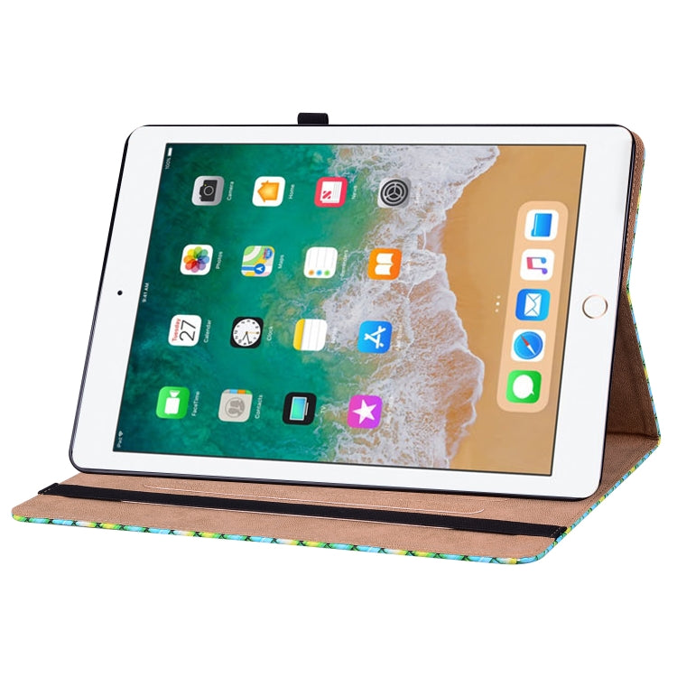 Color Weave Smart Leather Tablet Case For iPad Pro 9.7 2018 / 2017(Green) - iPad 9.7 (2018) & (2017) Cases by buy2fix | Online Shopping UK | buy2fix