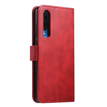 For Huawei P30 GUSSIM Business Style Horizontal Flip Leather Case with Holder & Card Slots & Wallet(Red) - Huawei Cases by GUSSIM | Online Shopping UK | buy2fix