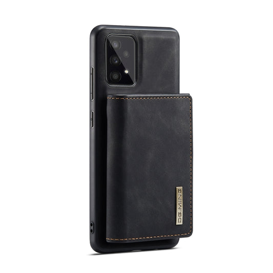 For Samsung Galaxy A53 5G DG.MING M1 Series 3-Fold Multi Card Wallet Phone Case(Black) by DG.MING