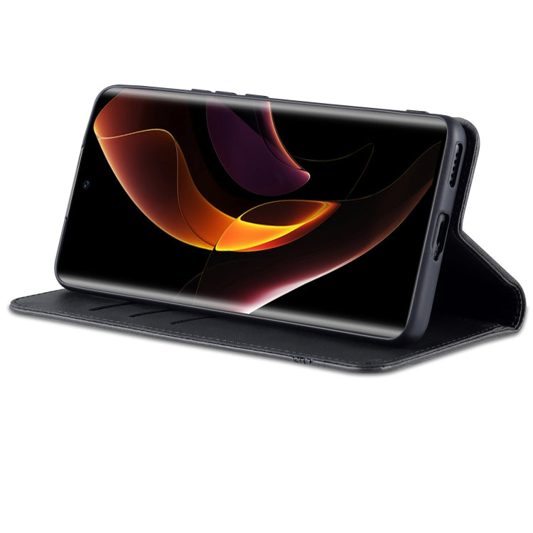 For Honor 60 AZNS Magnetic Calf Texture Horizontal Flip Leather Phone Case(Black) - Honor Cases by AZNS | Online Shopping UK | buy2fix