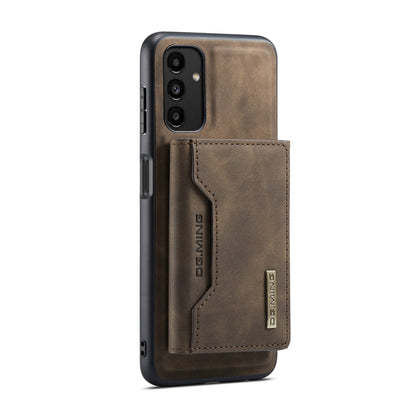 For Samsung Galaxy A13 4G DG.MING M2 Series 3-Fold Multi Card Bag + Phone Case(Coffee) - Galaxy Phone Cases by DG.MING | Online Shopping UK | buy2fix