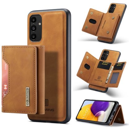 For Samsung Galaxy A13 4G DG.MING M2 Series 3-Fold Multi Card Bag + Phone Case(Brown) - Galaxy Phone Cases by DG.MING | Online Shopping UK | buy2fix