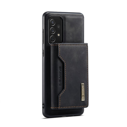 For Samsung Galaxy A73 5G DG.MING M2 Series 3-Fold Multi Card Bag + Phone Case(Black) by DG.MING