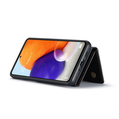 For Samsung Galaxy A73 5G DG.MING M2 Series 3-Fold Multi Card Bag + Phone Case(Black) by DG.MING