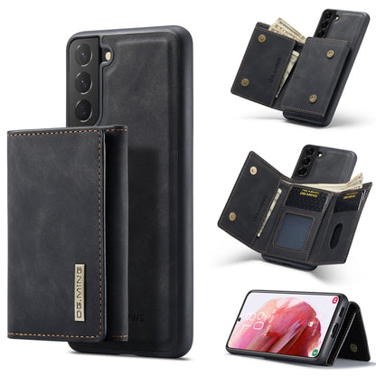 For Samsung Galaxy S22+ 5G DG.MING M1 Series 3-Fold Multi Card Wallet Phone Case(Black) by DG.MING