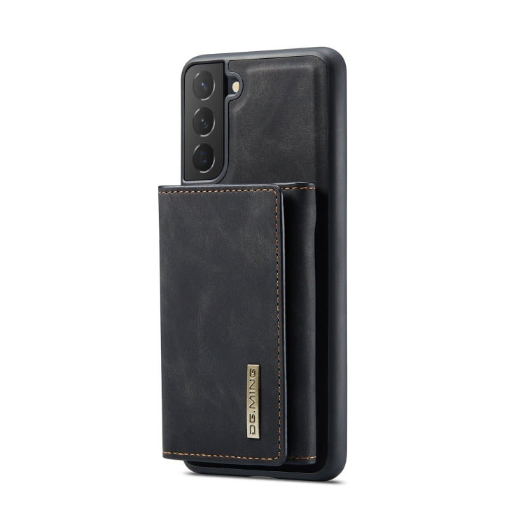 For Samsung Galaxy S22+ 5G DG.MING M1 Series 3-Fold Multi Card Wallet Phone Case(Black) by DG.MING