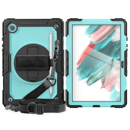 For Samsung Galaxy Tab A8 10.5 2021 X200 / X205 Silicone + PC Tablet Case(Light Blue + Black) - Other Galaxy Tab PC by buy2fix | Online Shopping UK | buy2fix