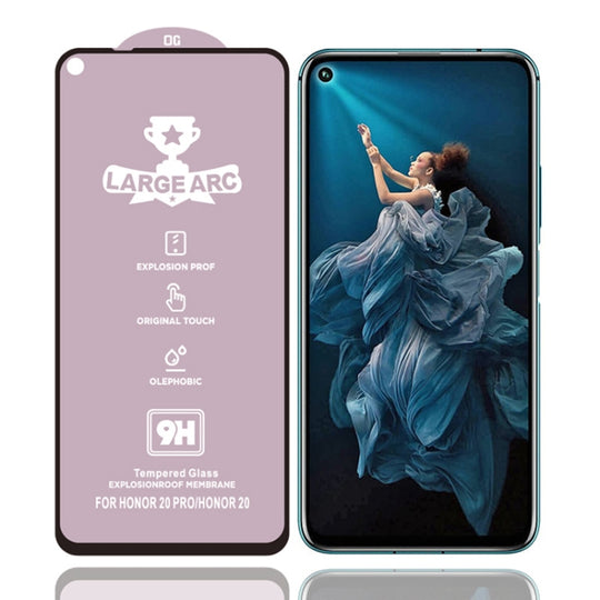 For Huawei Honor 20 Pro 9H HD High Alumina Full Screen Tempered Glass Film