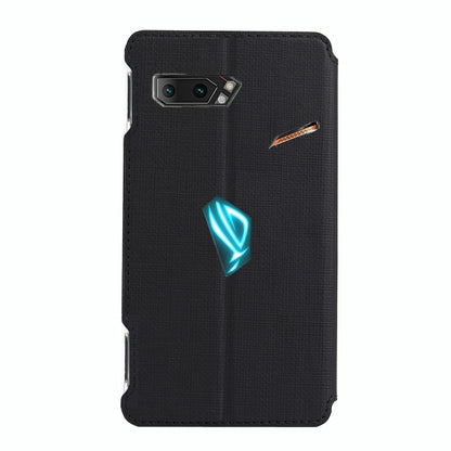 For Asus ROG Phone II    (ZS660KL) ViLi Magnet Horizontal Flip Shockproof TPU + PU Leather Protective Case  Card Slot & Holder(Black) - ASUS Cases by ViLi | Online Shopping UK | buy2fix