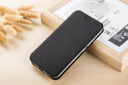 For Asus ROG Phone II    (ZS660KL) ViLi Magnet Horizontal Flip Shockproof TPU + PU Leather Protective Case  Card Slot & Holder(Black) - ASUS Cases by ViLi | Online Shopping UK | buy2fix