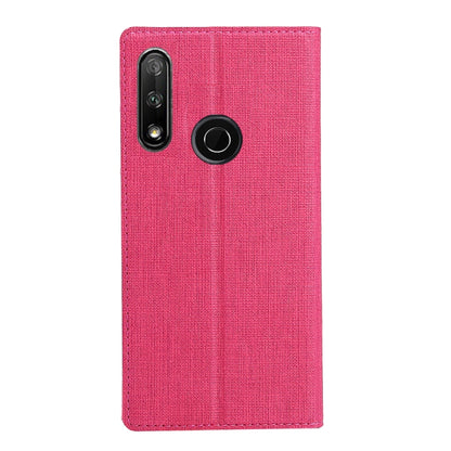 For Huawei Honor 9X & Honor 9X Premium ViLi Fingerprint HoleMagnet Horizontal Flip Shockproof TPU + PU Leather Protective Case  Card Slot & Holder(Pink) - Honor Cases by ViLi | Online Shopping UK | buy2fix
